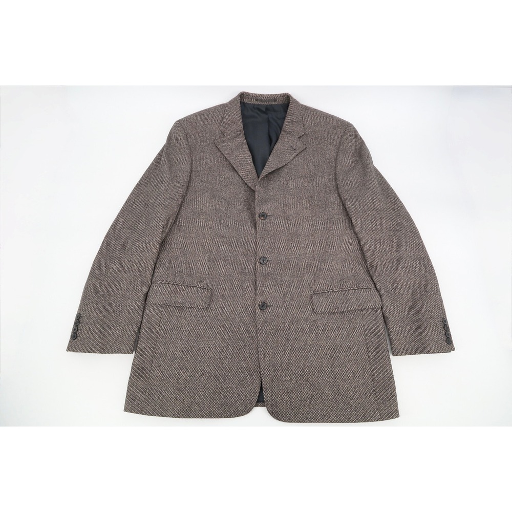 Kirsch x Ermenegildo Zegna Wool Cashmere 3‎ Button Blazer Jacket Size 56 (46 US)